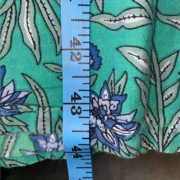 Floral Green and Purple Dress - Picture 3 of 8